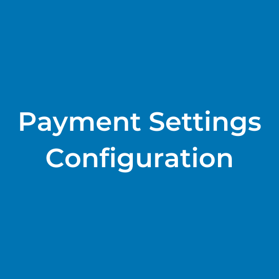 Payment Settings Configuration
