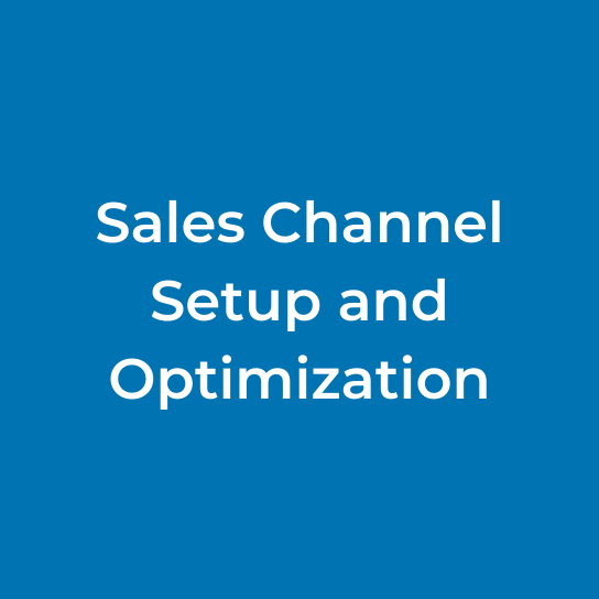 Sales Channel Setup and Optimization